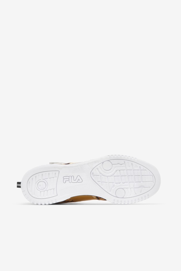 Fila UK Metallic Gold/White/Black Women\'s F-14 Metallic