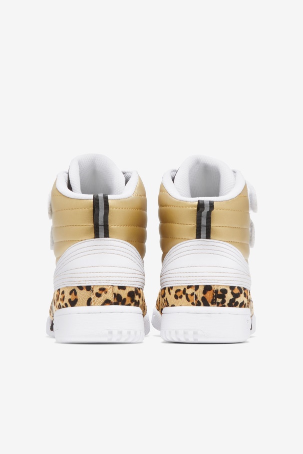 Fila UK Metallic Gold/White/Black Women\'s F-14 Metallic