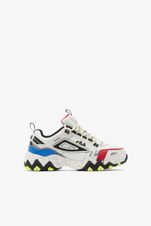 White/Black/Blue Fila UK Big Kids' Oakmont Tr