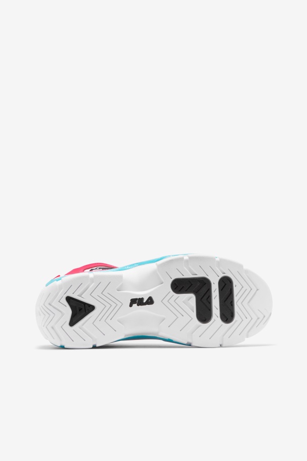 Women\'s Grant Hill 2 White/Diva Pink/Blue Fila UK