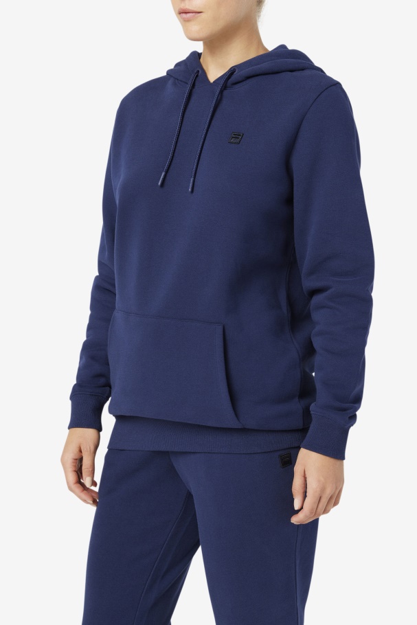 Navy Fila UK Lylah Hoodie
