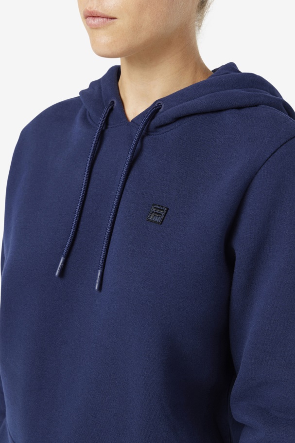 Navy Fila UK Lylah Hoodie