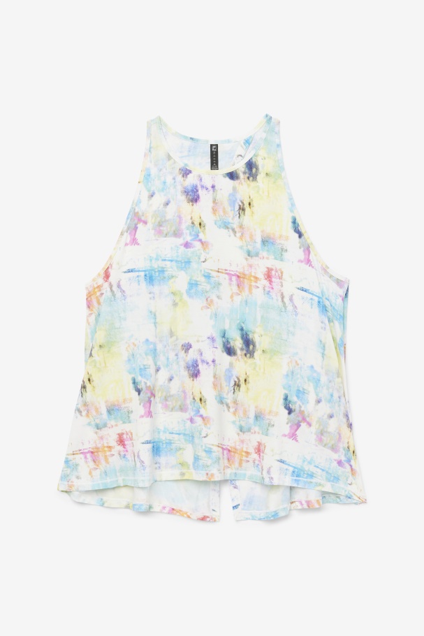 Fila UK Tie Dye Fi-Lux Open Back Tank Top