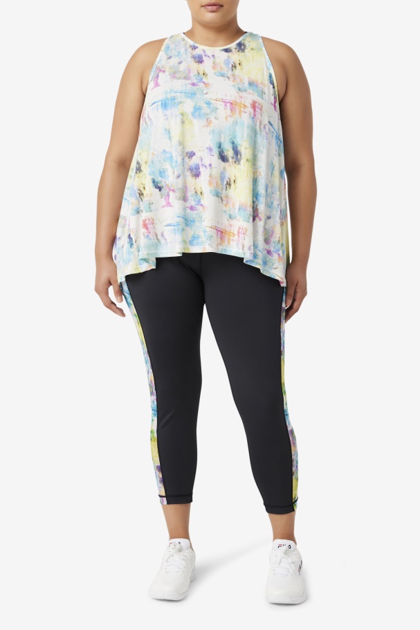 Fila UK Tie Dye Fi-Lux Open Back Tank Top