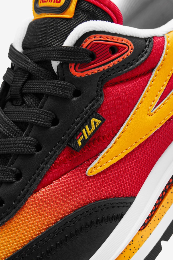Fila UK Black/Red/Gold Little Kids\' Renno