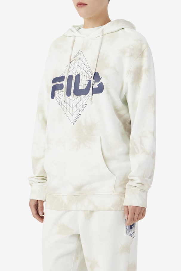 Fila UK Stone/Navy Moshi Hoodie