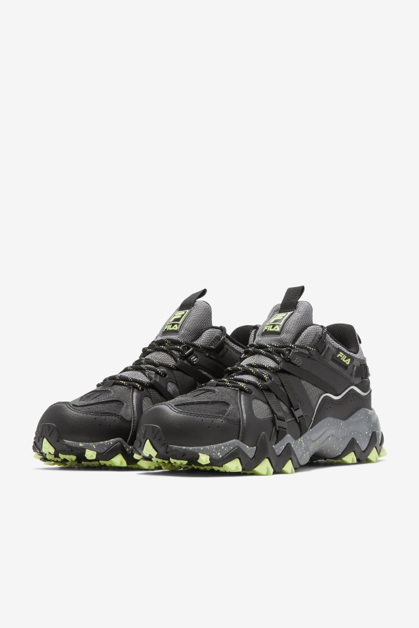 Fila UK Castlerock/Black/Sunny Lime Men\'s Excursion