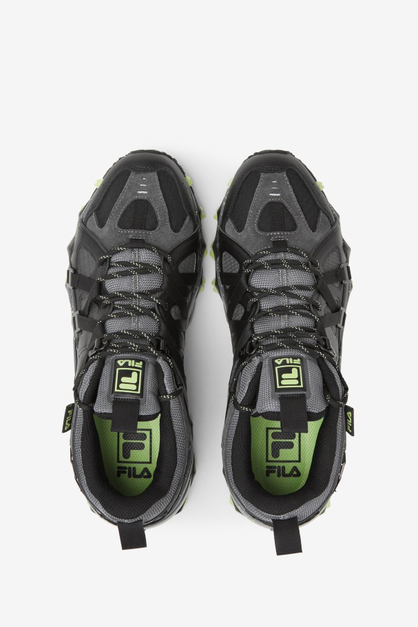 Fila UK Castlerock/Black/Sunny Lime Men\'s Excursion