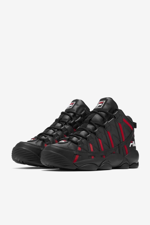 Fila UK Black/Red/White Men\'s Stackhouse Spaghetti