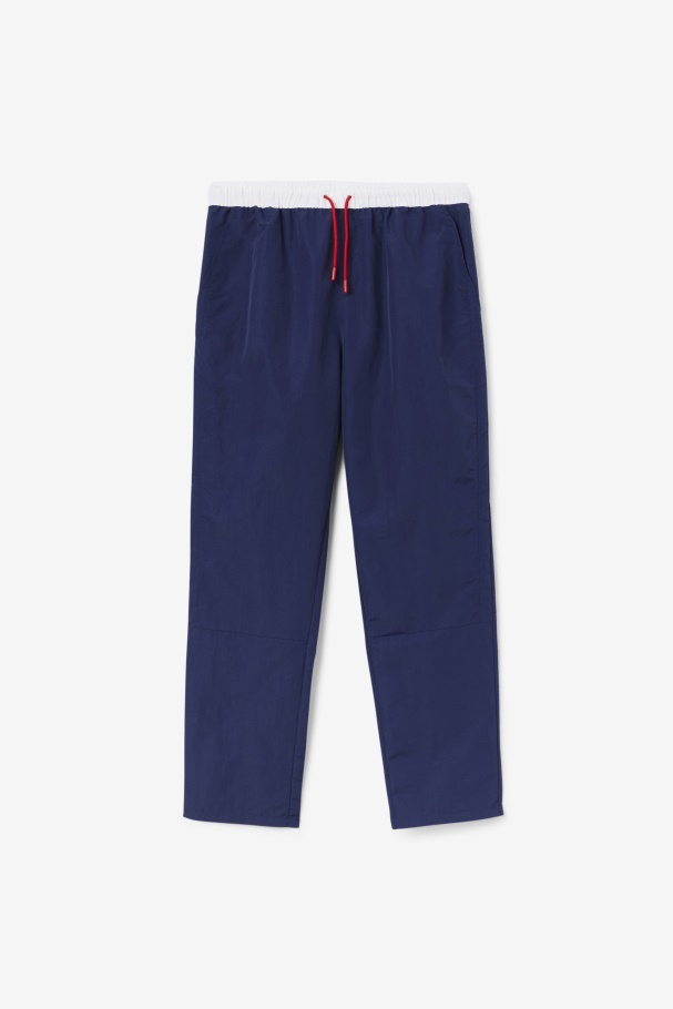 Navy Fila UK Bevans Park Woven Jogger