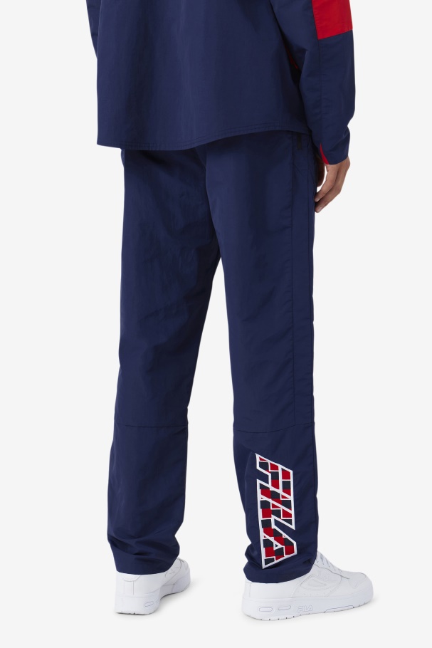 Navy Fila UK Bevans Park Woven Jogger