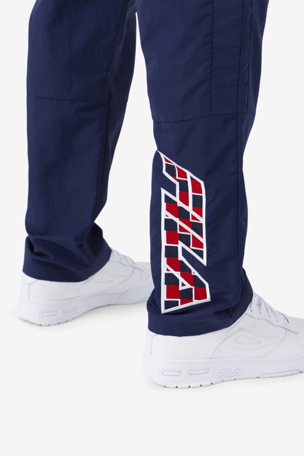 Navy Fila UK Bevans Park Woven Jogger