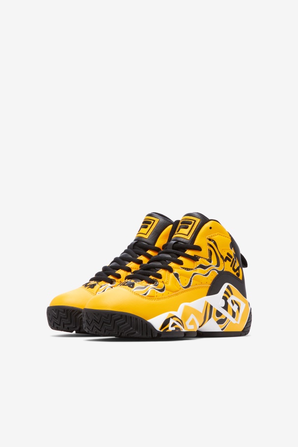 Gold/Black/White Fila UK Big Kids\' Mb