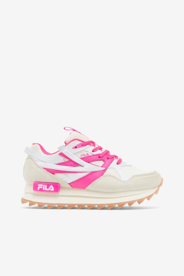 Fila UK Women's Sandenal Orbit White/Pink/White