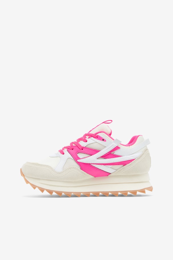 Fila UK Women\'s Sandenal Orbit White/Pink/White