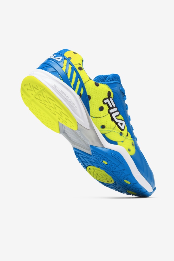 Fila UK Men\'s Volley Zone Blue/White/Yellow