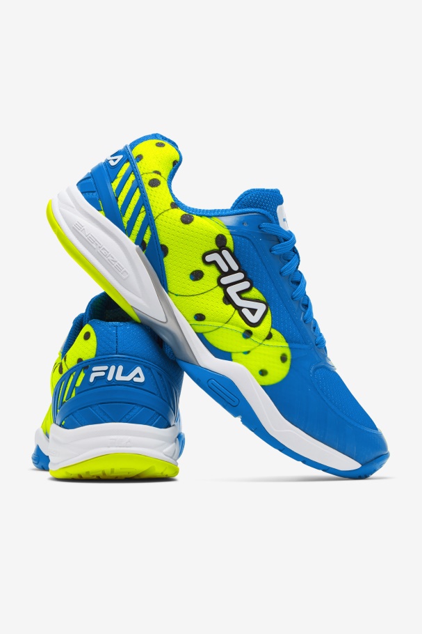 Fila UK Men\'s Volley Zone Blue/White/Yellow