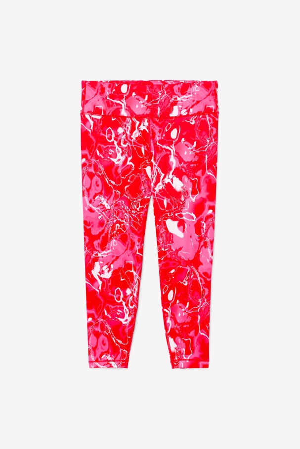 Pink Marble Fila UK Forza Sleek 7/8 Leggings