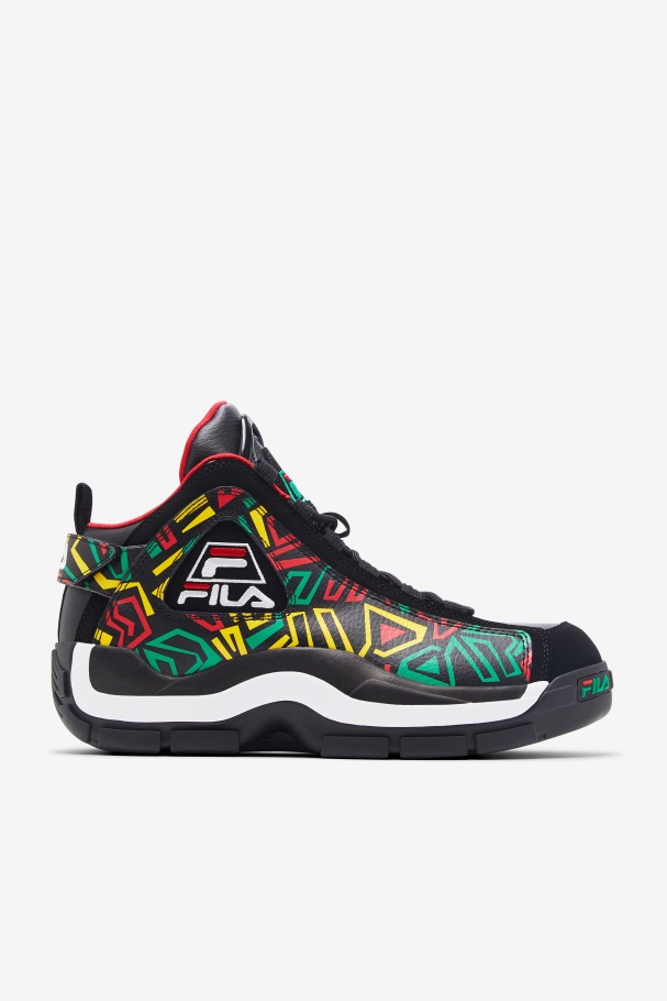Fila UK Black/Jelly Bean/Lemon Men's Grant Hill 2