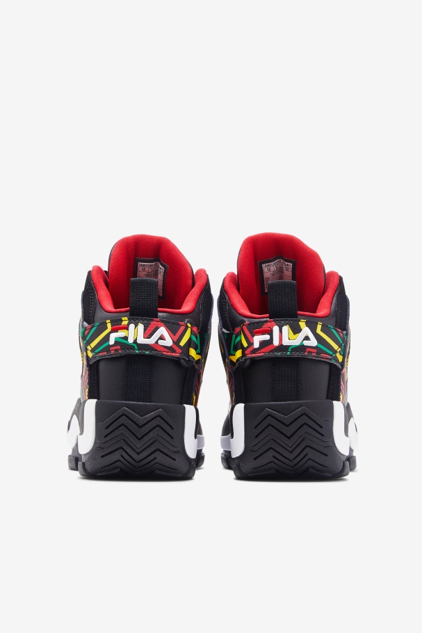 Fila UK Black/Jelly Bean/Lemon Men\'s Grant Hill 2