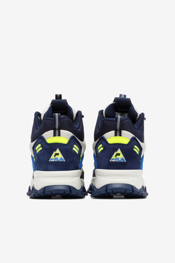 Fila UK Men\'s Ray Tracer Tr 2 Mid Pelican/Blues/Blue