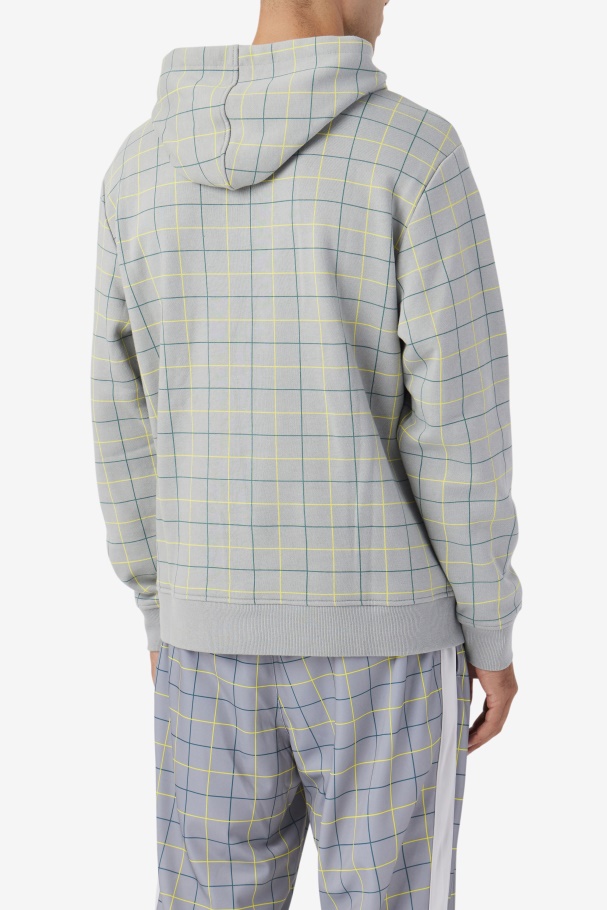 Rish Hoodie Fila UK Monument/Yellow/June Bug