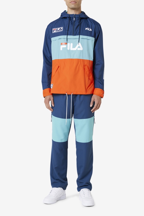 Navy/Bayou/Cherry Tomato Tharu Windjacket Fila UK