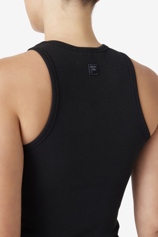 Black Fila UK Alexia Tank