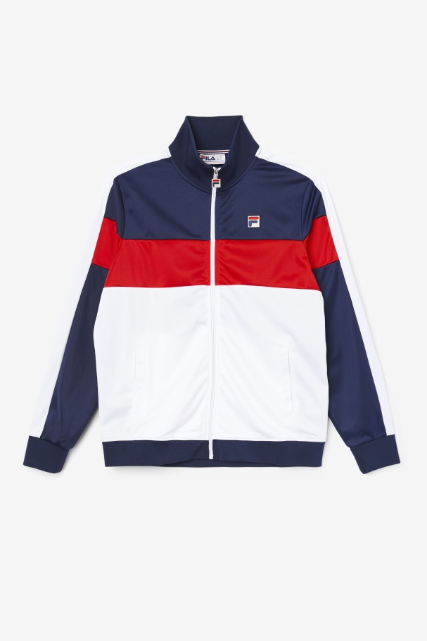 Assembly Track Jacket Navy/White/Red Fila UK