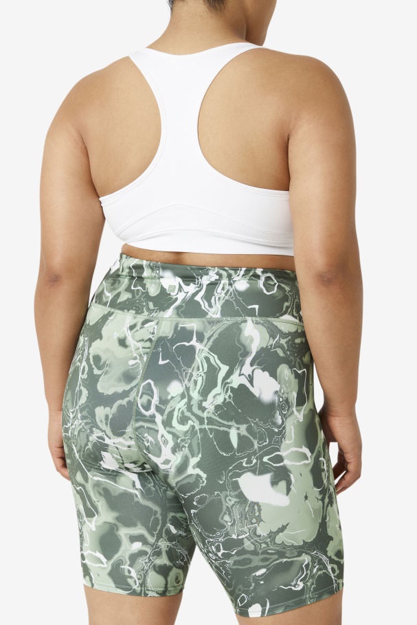 Fila UK White Uplift Racerback Sports Bra