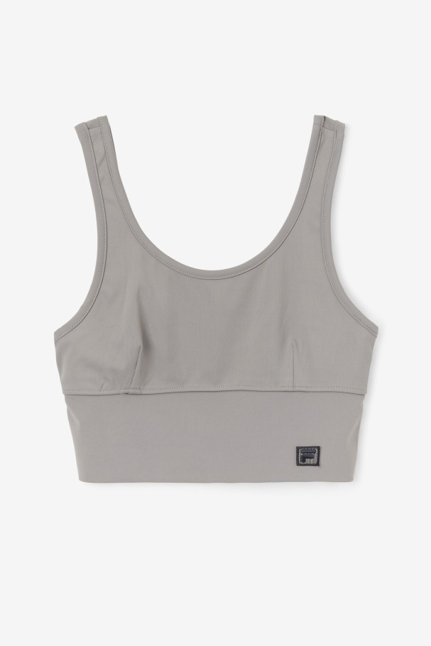 Brushed Nickel Fila UK Kora Bra Top