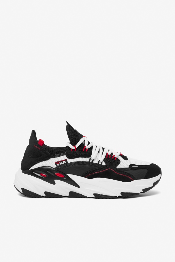 White/Black/Red Fila UK Men's Ray Tracer Evo 2