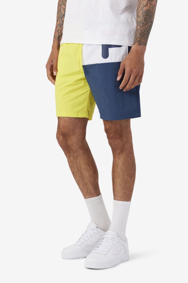 Yellow/Navy/White Cosire Swim Short Fila UK
