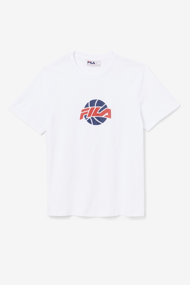 White/Navy/Red Nomi Tee Fila UK