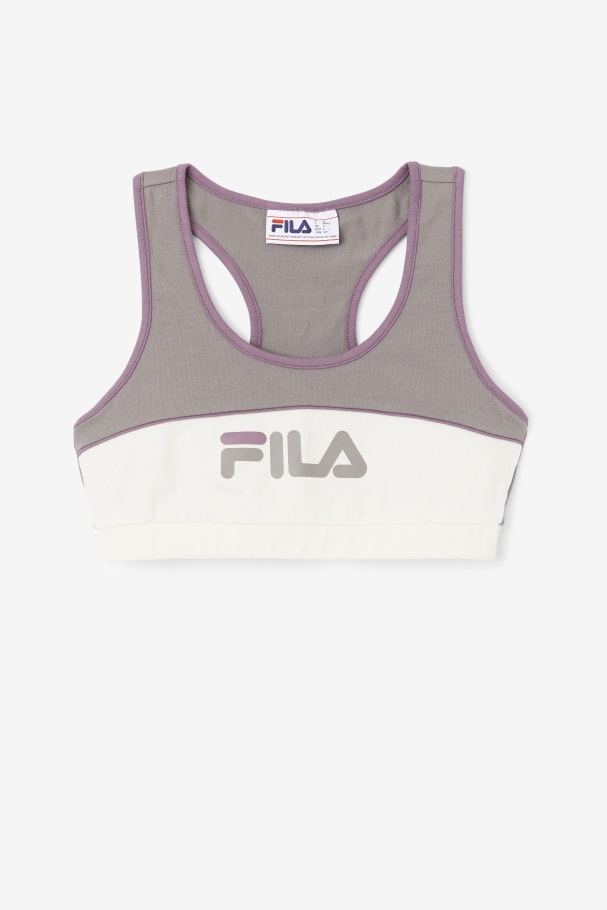 Brushed Nickel Fila UK Kairi Bra Top