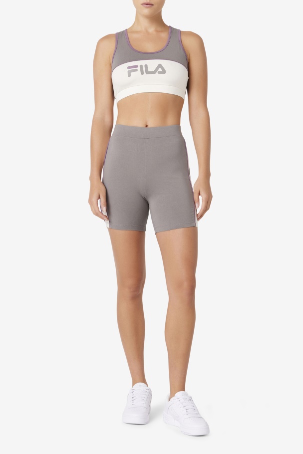 Brushed Nickel Fila UK Kairi Bra Top