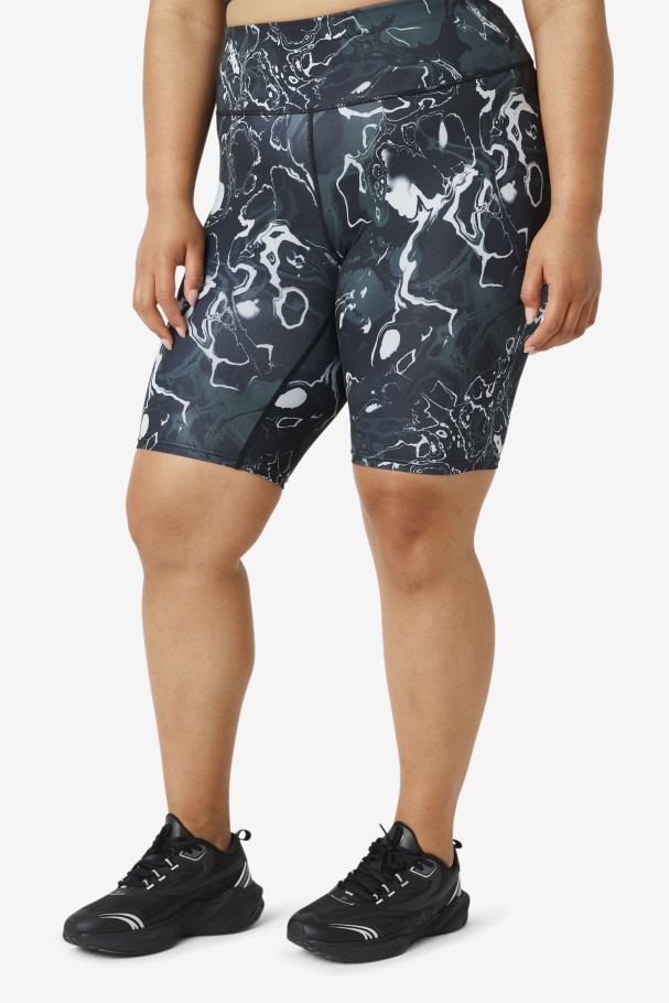 Black Marble Fila UK Forza 8\" Bike Short