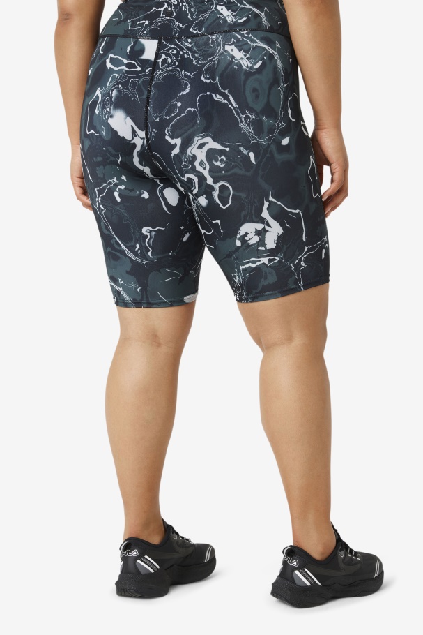 Black Marble Fila UK Forza 8\" Bike Short