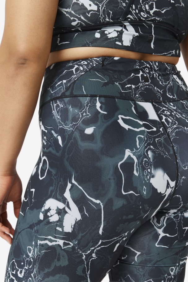 Black Marble Fila UK Forza 8\" Bike Short