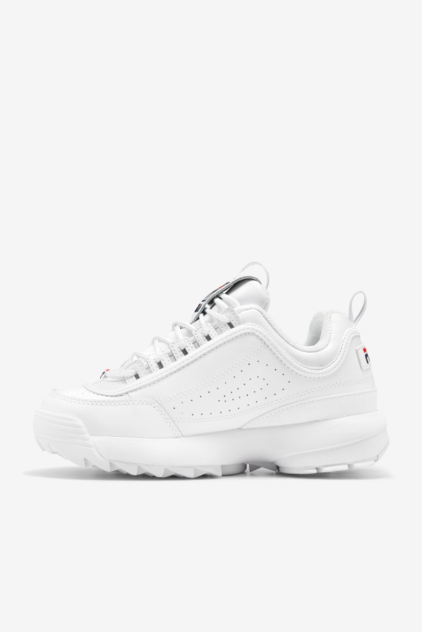 Fila UK White/Navy/Red Men\'s Disruptor 2 Premium