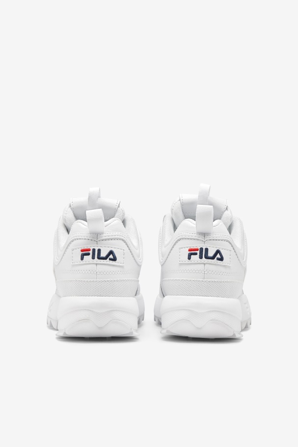 Fila UK White/Navy/Red Men\'s Disruptor 2 Premium