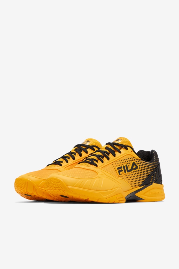 Citrus/Black Fila UK Men\'s Volley Zone