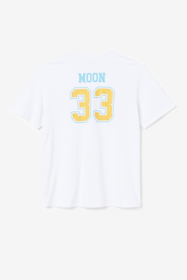 White Semi-Pro Moon Tee Fila UK