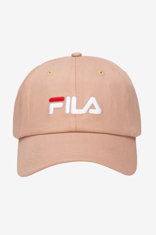 Fila UK Mahogany Rose Embroidered Logo Baseball Hat