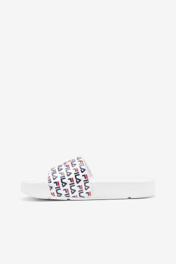 White/Navy/Red Fila UK woMen\'s drifter mood 2