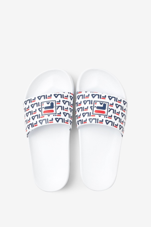 White/Navy/Red Fila UK woMen\'s drifter mood 2