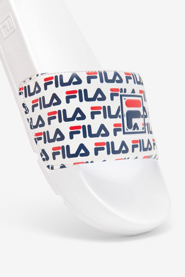 White/Navy/Red Fila UK woMen\'s drifter mood 2
