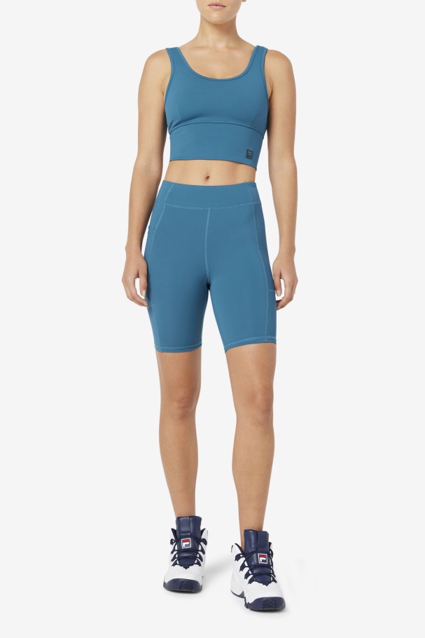 Tiana Bike Short Fila UK Blue Coral