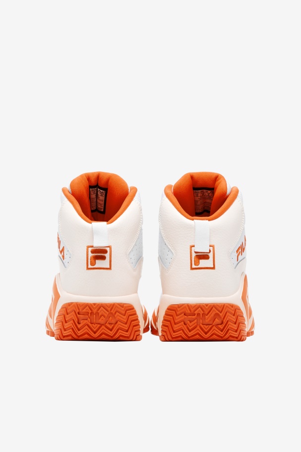 White/Mandarin Red/Gardenia Men\'s MB Fila UK