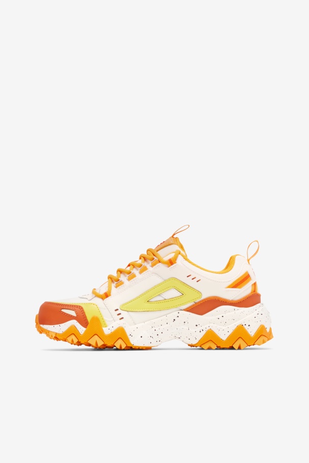 Gardenia/Yellow/Amber Yellow Fila UK Women\'s Oakmont Tr